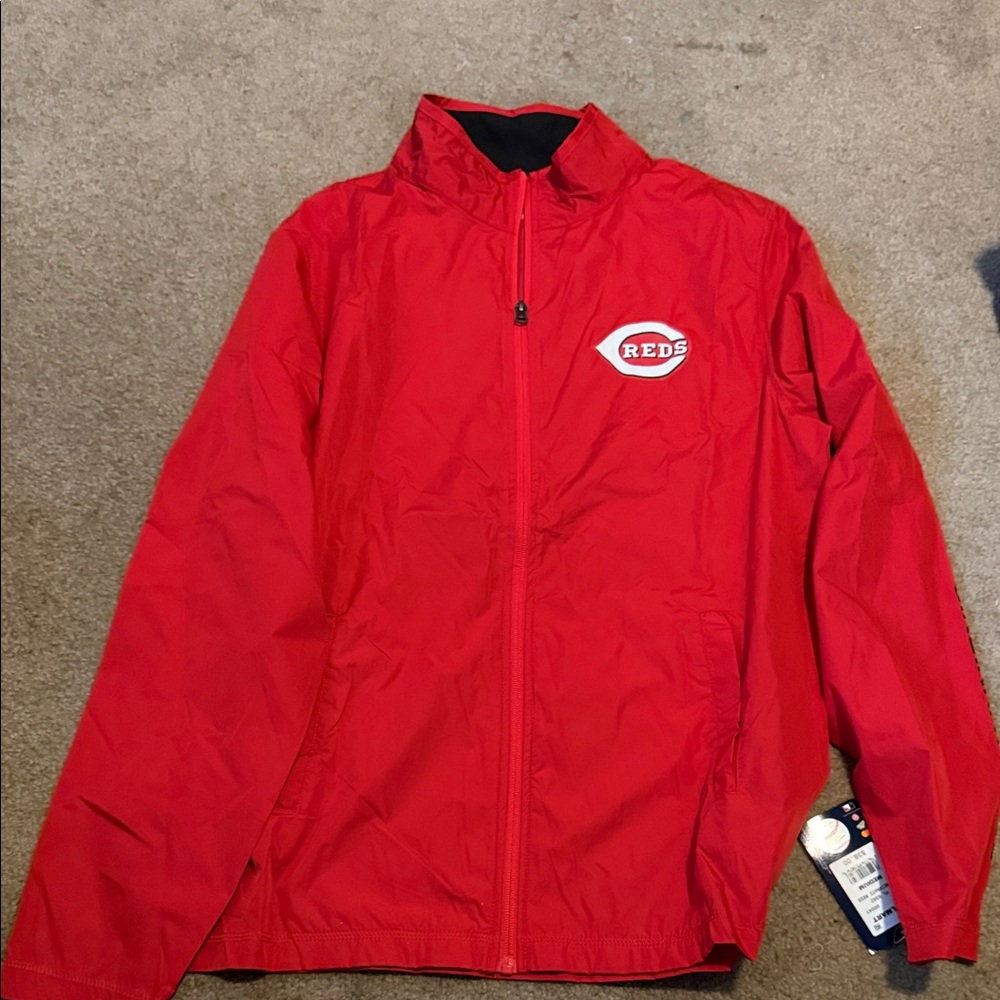 Majestic Cincinnati Reds Windbreaker Jacket